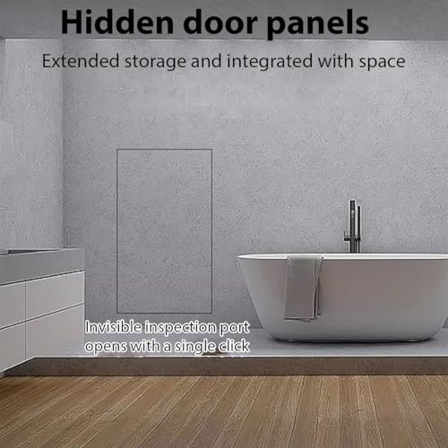 Porta di accesso versatile in metallo per la casa, 35 x 90 cm, ideale per manutenzione idraulica e ispezione antincendio, pannello di accesso per riparazioni domestiche facili