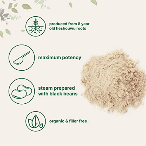 image for Micro Ingredients Organic He Shou Wu, Pure Fo Ti Extract Powder, 6 Oun