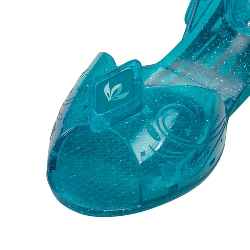 Frozen Anna Light Up Shoes, Official Disney Princess Light-Up Costume Shoes with Snowflake Emblem, Kids Size 11/12 Medium - Thumbnail 2