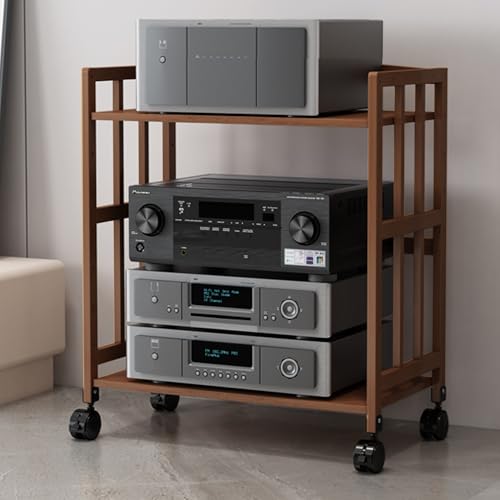 Soporte para tocadiscos de 2 niveles: ahorra espacio con este mueble compacto para TV 3