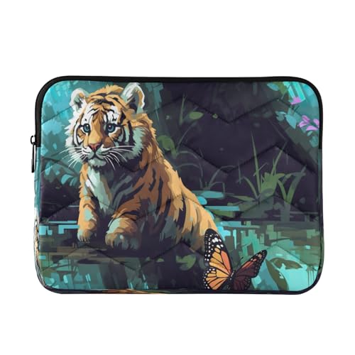 Funda para portátil 13-14 pulgadas Little Tiger Forest miniatura 1