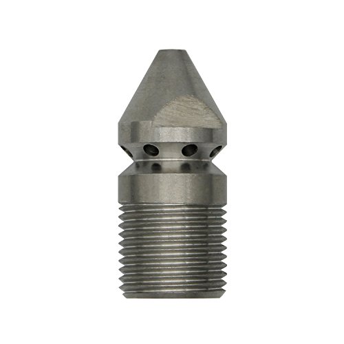 ROOwarMer 1/4" 3/8" Boquilla para Limpieza tuberias a presion 250bar - para Limpieza alcantarilla/tuberia de desague/bajante de Agua tobera Boquilla para Manguera de Limpieza (3/8") Cover