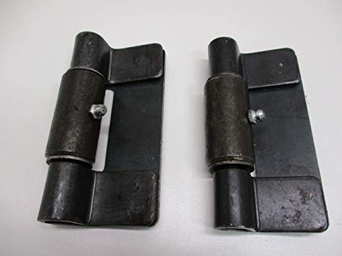 (2) 4.5\" Steel Butterfly Weld On Hinges/Cargo Utility Trailer Ramp Door Hinges