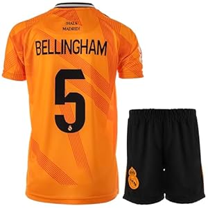 Hawkara R. Madrid Bellingham #5 Orange Jungen-Trikot
