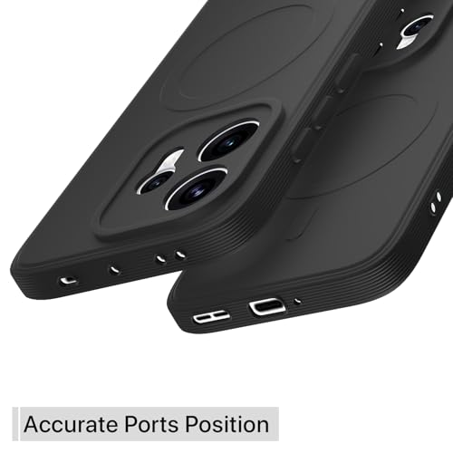 Image of Pikkme Back Cover for Oppo Reno 15 5G Soft Matte Silicone Mag-Safe Design (Mag-Safe Not Support) Camera Protection | Slim Fit Bumper Cover (Black)