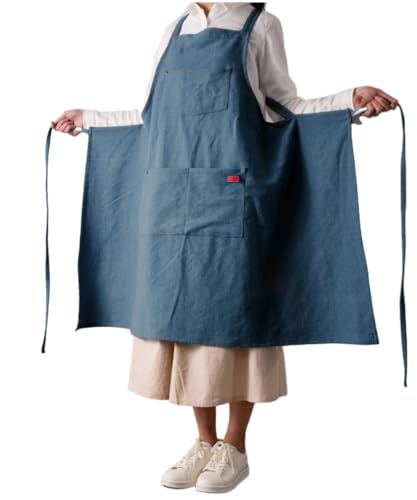 Tablier en jean enfant et adulte pour cuisine et jardinage