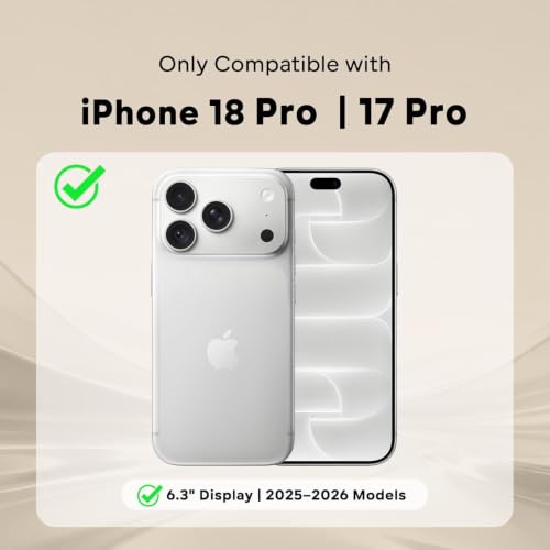 Image of DIZORO Compatible with (iPhone 18 Pro Case)(2026), Liquid Silicone 3 Layers Full Covered Soft Gel Rubber Phone Case,Shockproof Protective Cover with Anti-Scratch Microfiber Lining-Stone Grey