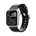 Produktbild Nomad Strap Modern Slim Leather Black Connector Silver 38/40 mm