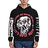 Men Hoodie Electric Casual Sweatshirt Long Sleeve Call&boy Pullover Hooded Neck Tops for Men Teens Boy Black with Pocket for Fans Gift #1