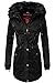 Produktbild Marikoo Damen Winter Mantel Parka Larissa Schwarz Gr. S