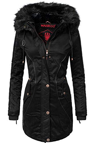 Preisvergleich Produktbild Marikoo Damen Winter Mantel Parka Larissa Schwarz Gr. S