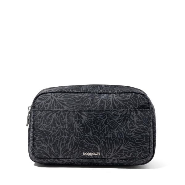 Baggallini Unisex's Pocket Cosmetic with Brush Organization