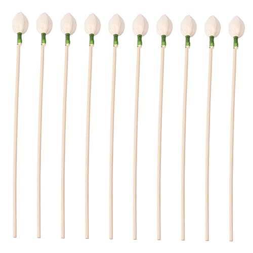 PRETYZOOM Essential Oil Diffuser Sticks Rattan Flower Sticks Natural Home Fragrance Aroma Diffuser Flower Design