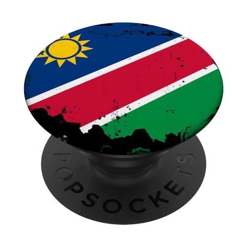 Namibia Vintage Bandera Namibio PopSockets PopGrip Intercambiable Namibia Vintage Bandera Namibio PopSockets PopGrip Intercambiable