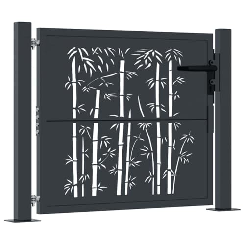 vidaXL Portail de Jardin, Portillon de Patio, Barrière de Sécurité, Porte d'Extérieure,...