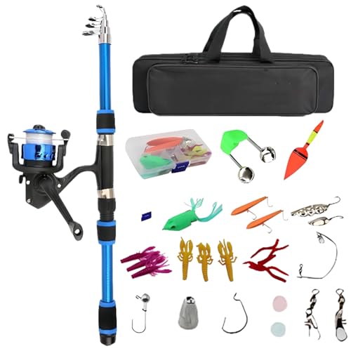 Canne à pêche enfant sans emmêlement : kit débutant pour lancer facilement