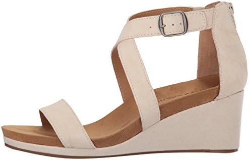 Lucky Brand Women's Kenadee Wedge Sandal, Sandshell, 11 M US | Image 7