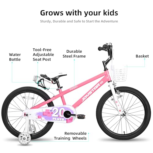 Image of JOYSTAR Pluto 12-20 inch Kids Bike with Light Up Training Wheels
