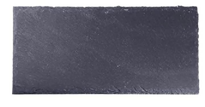 YIERM Reptile Basking Platform 30 ×15cm Tortoise Rock Slate Plate Natural Rock Reptile Food Bowl Feeding Dish & Habitat Decor for Lizard Tortoise Chameleon Gecko Snake Frog