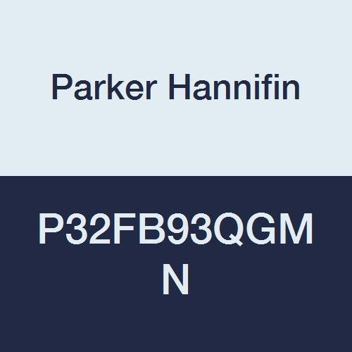 Parker Hannifin P32FB93EGMN Series P32FB Aluminum Global Modular Compact Particulate Filter, 5 µ Element, Poly Bowl with Bowl Guard, Manual Drain and Without Mounting Bracket, 3/8" NPT Port