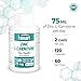 SuperSmart - Zinc L-Carnosine 75mg per Day (Well-Tolerated) - Zinc Carnosine Supplement | Non-GMO & Gluten Free - 120 Vegetarian Capsules