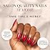Glamnetic Press On Nails & Toenails - Cherry Glaze | Short Round Bright Cherry Red Nails with a Glaze Finish | 15 Sizes - 30 Nail Kit with Glue & 16 Sizes - 32 Toe Nail Kit with Glue