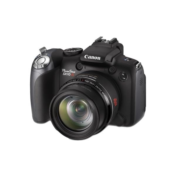 Canon PowerShot SX10 IS Digitalkamera (10 MP, 20-fach optischer Zoom, 6,4cm (2,5 Zoll) Display) schwarz – Bild 6