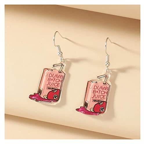 WACLT Komisch DIY. Unregelmäßige Violinen Tropfen Ohrringe for Frauen Gilrs Retro Musikinstrument Baumeln Ohrringe Vintage ohrschmuck (Metal Color : 18) Cover