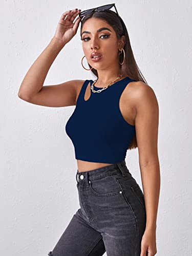 Image of Shasmi Women Crop Top, Ribbed, Stylish Tank Top, Soft and Comfy Fabric has Some Stretch