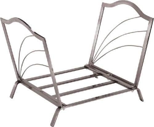 Dagan Industries Satin Nickel Log Holder - 13 inch