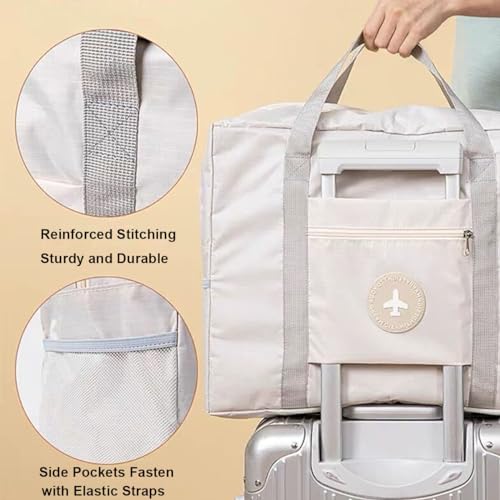 Travel Duffle Bag for Airlines Personal Item Travel Bag Foldable Underseat Carry on Luggage for Airplanes Weekender Overnight Hospital Bags Travel Essentials Sport Gym Bag for Wome image 8