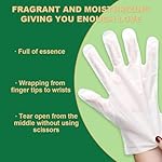 SULADEC Moisturizing Hand Mask with Shea Butter and Goat Milk, Hydrating Hand Masks for Dry Cracked Hands, Dry Skin Moisturizer for Soft and Smooth Touch Hands - Men Women - 5 Pairs - Image 2