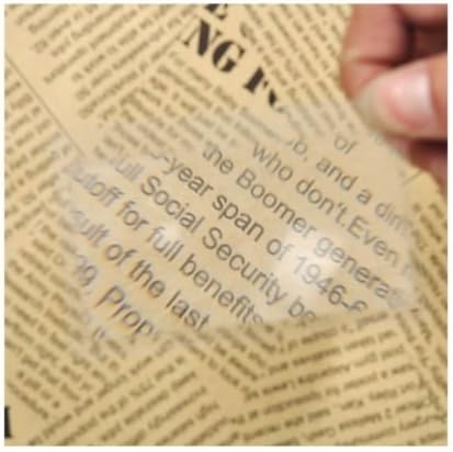 Miniatura 2 de FUCAS Lote de 12 lentes de aumento de tamaño tarjeta de crédito. Lote al por mayor - Lupa 300% Fresnel