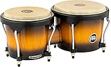 Handselektierte Büffelfelle Meinl Percussion HB100VSB Wood Bongo-Set, Headliner Series, Durchmesser 17,15 cm (6,75 Zoll) Macho / 20,32 cm (8 Zoll) Hembra, vintage sunburst