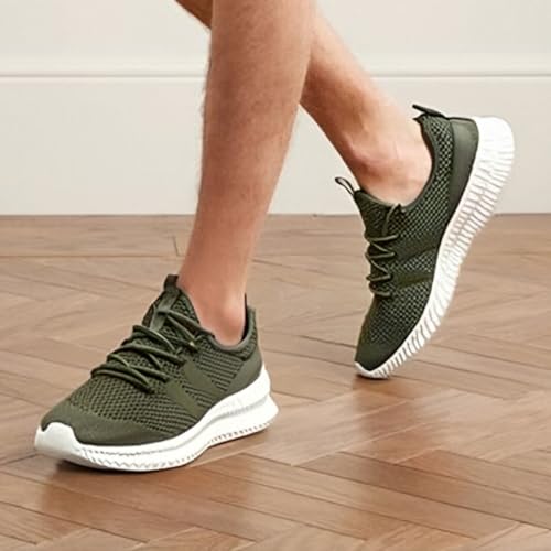 Image of Men's Shoes Running Walking Sneakers Casual Tennis Slip on Shoes Lightweight Breathable Fashion Comfortable Workout Athletic for Gym Sport Shoe