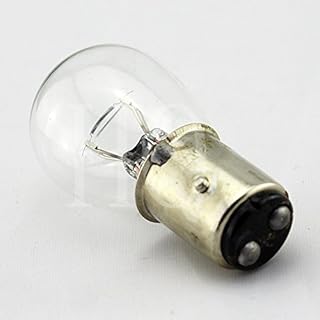 P12V 21/5W Clear Brake Light Bulb for Moped Scooter Motorcycle Bike ATV
