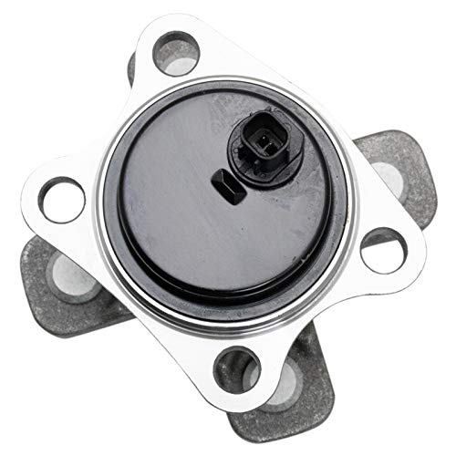 Image of TRQ 2 Piece Rear Wheel Bearing & Hub Assembly Set with ABS Sensor Compatible with 2012-2015 Scion iQ