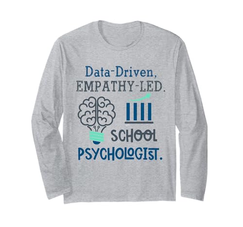 Data-Driven Empathy-Led School Psychologist Brain Graphic ����T�V���c