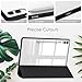 Ratesell Hybrid Slim Case for Samsung Galaxy Tab S10 Lite / S10 FE / S9 FE 10.9-Inch, Shockproof Clear Back Cover with S Pen Holder Black