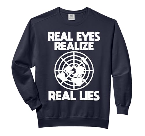 Real Eyes Realize, Real Lies Spread Revolution Comfort Colors Adult Sweatshirt