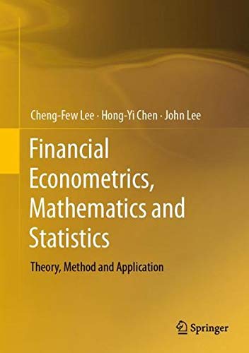 Buy Financial Econometrics, Mathematics and Statistics — BookShops.in
