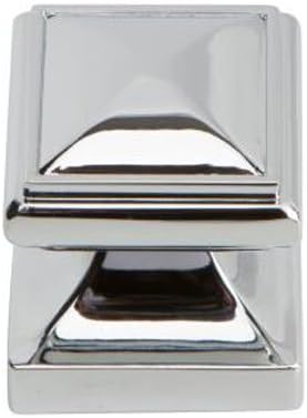 Atlas Homewares 370-CH Wadsworth Collection 1.25 Inch Knob, Polished Chrome Finish