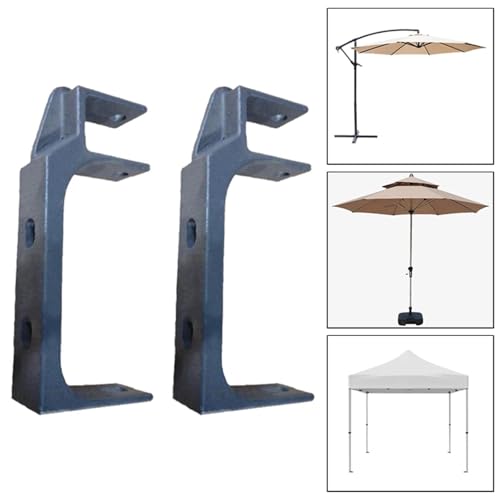 Supports muraux pour stores rétractables d'extérieur gris robustes