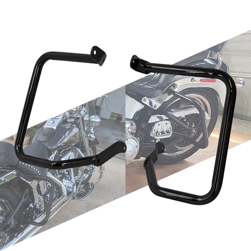 Support guidon moto pour rehausser et fixer le poste de pilotage Harley FLSTC
