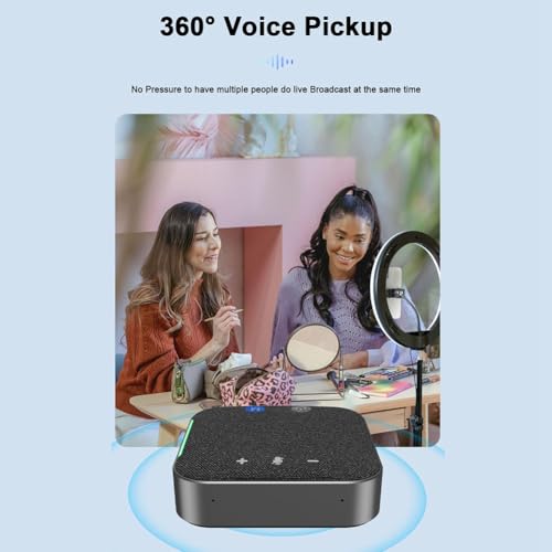 Microphone de conférence omnidirectionnel à 360 degrés avec connexion USB et Bluetooth PC - 2