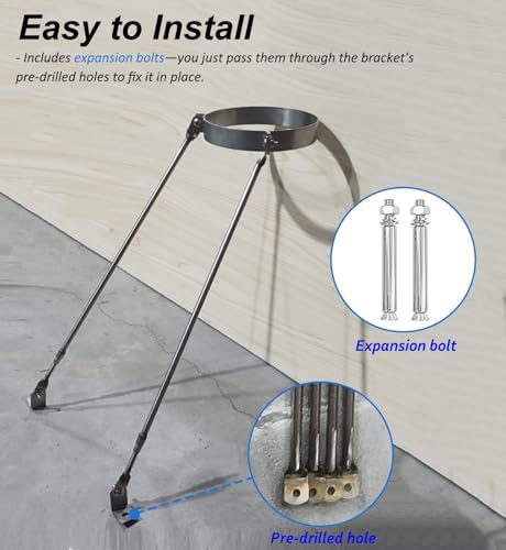 Kit de renfort de toit de 214 mm pour éliminer les vibrations de cheminée