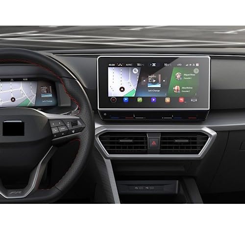 Protecteur d'écran en film PET ultra-clair pour Seat Leon MK4 tactile 10" GPS