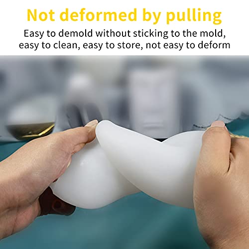 FUOBECIE Kerzengießform, weibliches Gesicht, Kerzenform, leicht zu entformen, Silikonform, temperaturbeständig… – Bild 8