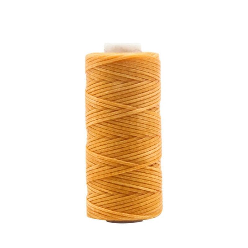 Nici do szycia，Nić poliestrowa Nici do szycia, nici do szycia ręcznego, nici woskowane, płaska woskowana linia do szycia, majsterkowanie(Wine Red)