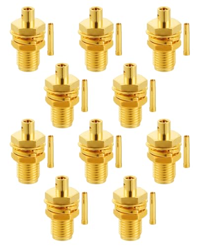 Conectores SMA hembra para cable RG405, pack de 10 miniatura 2